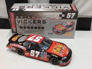 lot 897 image: Action Special Paint Scheme  AUTOGRAPHED Brian Vickers #57 Ore-Ida 124th Scale Die Cast Car