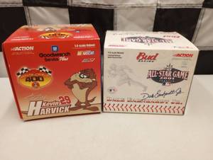 lot 935 image: Action 4th Scale Racing  Helmets
