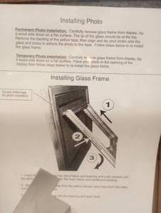 lot 1011 image: Honey  Gray 124th Scale Wood  Glass Display Case