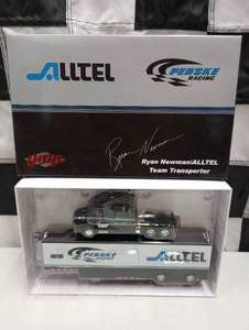 lot 1043 image: gmp Ryan Newman Alltel 164th Scale Die Cast Transporter