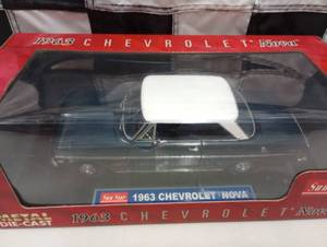 lot 1050 image: Sun Star 1963 Chevrolet Nova 118th Scale Die Cast Car