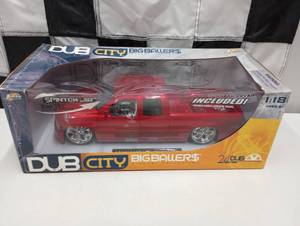 lot 1089 image: Dub City Big Ballers Chevrolet Silverado 118th Scale Die Cast Truck