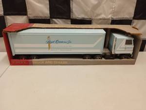 lot 1099 image: Vintage Ertl Pressed Steel Semi & Trailer