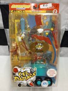 lot 1139 image: GamePro Sinder Cel Damage Action Figure