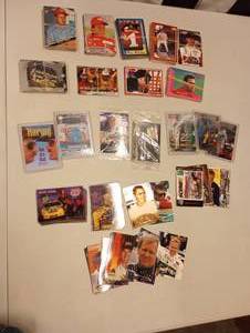 lot 1163 image: Assorted Nascar Racing Trading Cards.