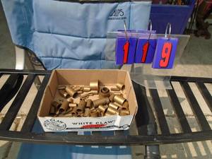 Flat of bronze bushings. As shown.