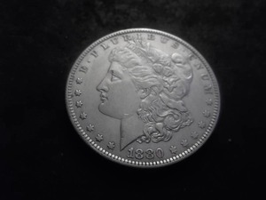 1880 O Micro O Morgan Silver Dollar