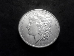 1885 O Morgan Silver Dollar