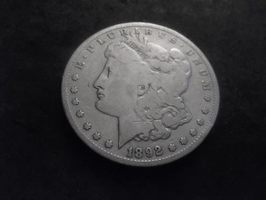 1892 S Morgan Silver Dollar