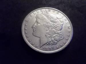 1891 Morgan Silver Dollar