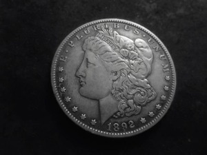 1892 O Morgan Silver Dollar