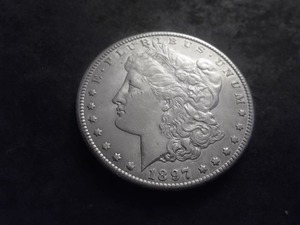 1897 S Morgan Silver Dollar