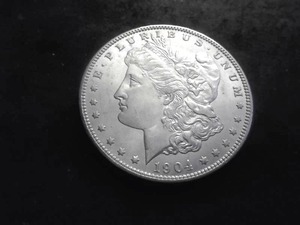 1904 O Morgan Silver Dollar