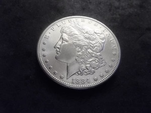 1884 S Morgan Silver Dollar
