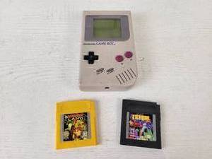Original Nintendo Gameboy with Tetris, Tetris DX and Donkey Kong Land 2 - Tested and Works