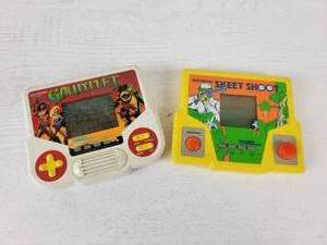 (2) 1980s Tiger Handheld Electronic Games Gauntlet (1988) and Skeet Shoot 1987 - Both are Tested and Work