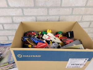 Lot of (6) lbs of Legos and Many Instructions