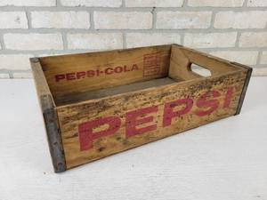 Vintage PEPSI Wood Crate