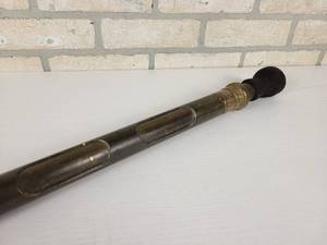lot 263 image: RARE - SEEDBURO Equipment Co. BrassCopper 11-Slot Grain Probe - Minneapolis, MN - Approx. 63 Long