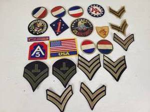 lot 305 image: Collection of Military Patches and More