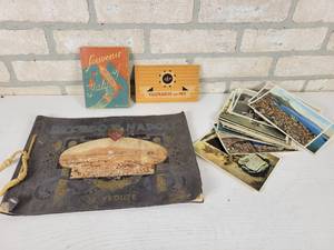 lot 308 image: Vintage Naples, Italy Postcards, Souvenir Book and More