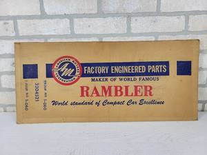 lot 363 image: NOS American Motor Company (AMC) 1956-65 Rambler 6-Cyclinder gasket Set - Part No. 3204521 - Sealed