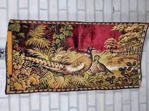 lot 404 image: Vintage Pheasant Tapestry