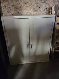 Steel 2-Door Storage Cabinet