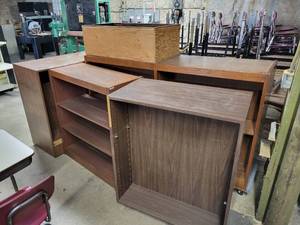(5) Wood Bookshelves