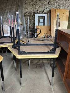 (2) Student Tables - Adjustable Height - First Come First Serve