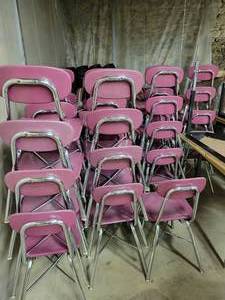 (9) Stackable Student Chairs - First Come First Serve