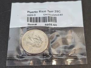 lot 450 image: 2009-D Washington US Quarter Dollar - Graded UNC