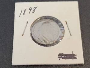 lot 444 image: 1898 Liberty US Nickel with Cents - Graded G