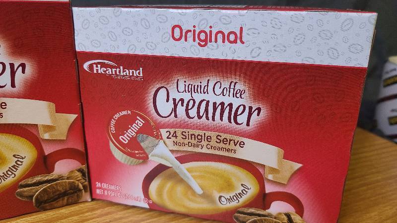 lot 351 image: Case of Heartland Coffee Creamer