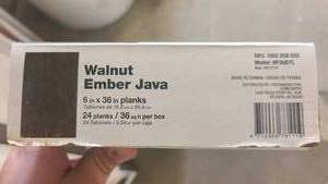 lot 50 image: 6x Boxes of Walnut Ember Java Flooring planks BR
