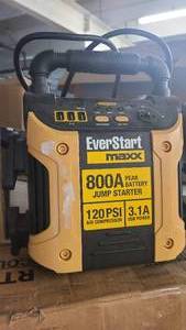 lot 18 image: Everstart 800a Portable starter and air compressor