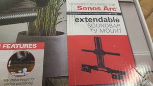 lot 55 image: Sonos Arc Extendable SoundbarTV Mount