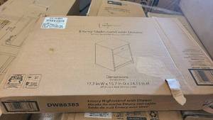 lot 58 image: Mainstays Emery Nightstand with Drawer