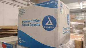 lot 500 image: Box of 40 1200cc Suction Canisters