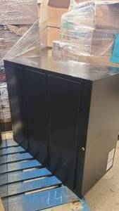 lot 76 image: Three Tiered File Cabinet with pull out shelves