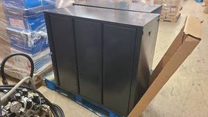 lot 77 image: Three Tiered File Cabinet with pull out shelves