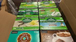 lot 89 image: Variety box of Keurig Coffee flavors in date
