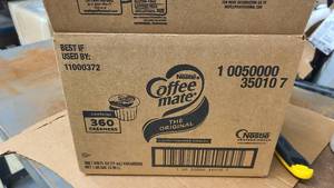 lot 94 image: Case of 360 Coffee Mate creamers
