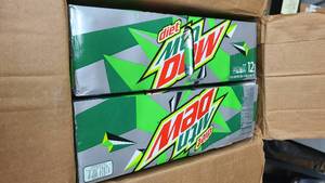 lot 102 image: 2 12-packs of Diet Mountain Dew