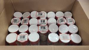 lot 103 image: Box of Sugar containers
