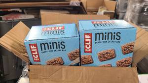 lot 130 image: 4 Boxes of Cliff mini Bars