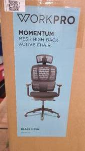 lot 141 image: WorkPRO Momentum Mesh High Back Chair