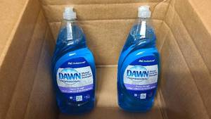 lot 97 image: 2 Proffessional quality Dawn Soap Bottles