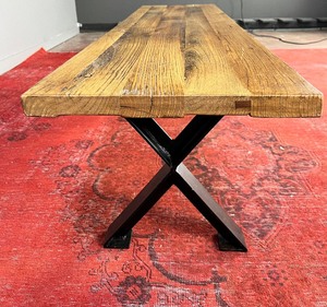 PIKKA DESIGN Reclaimed Elm Solid Wood Bench - Natural Finish