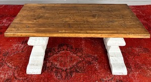 PIKKA DESIGN Solid Pine Wood Cocktail Table
